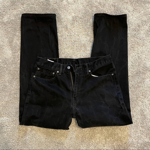 Levi's Men's 505 Black Jeans | 34x32 - Picture 1 of 5